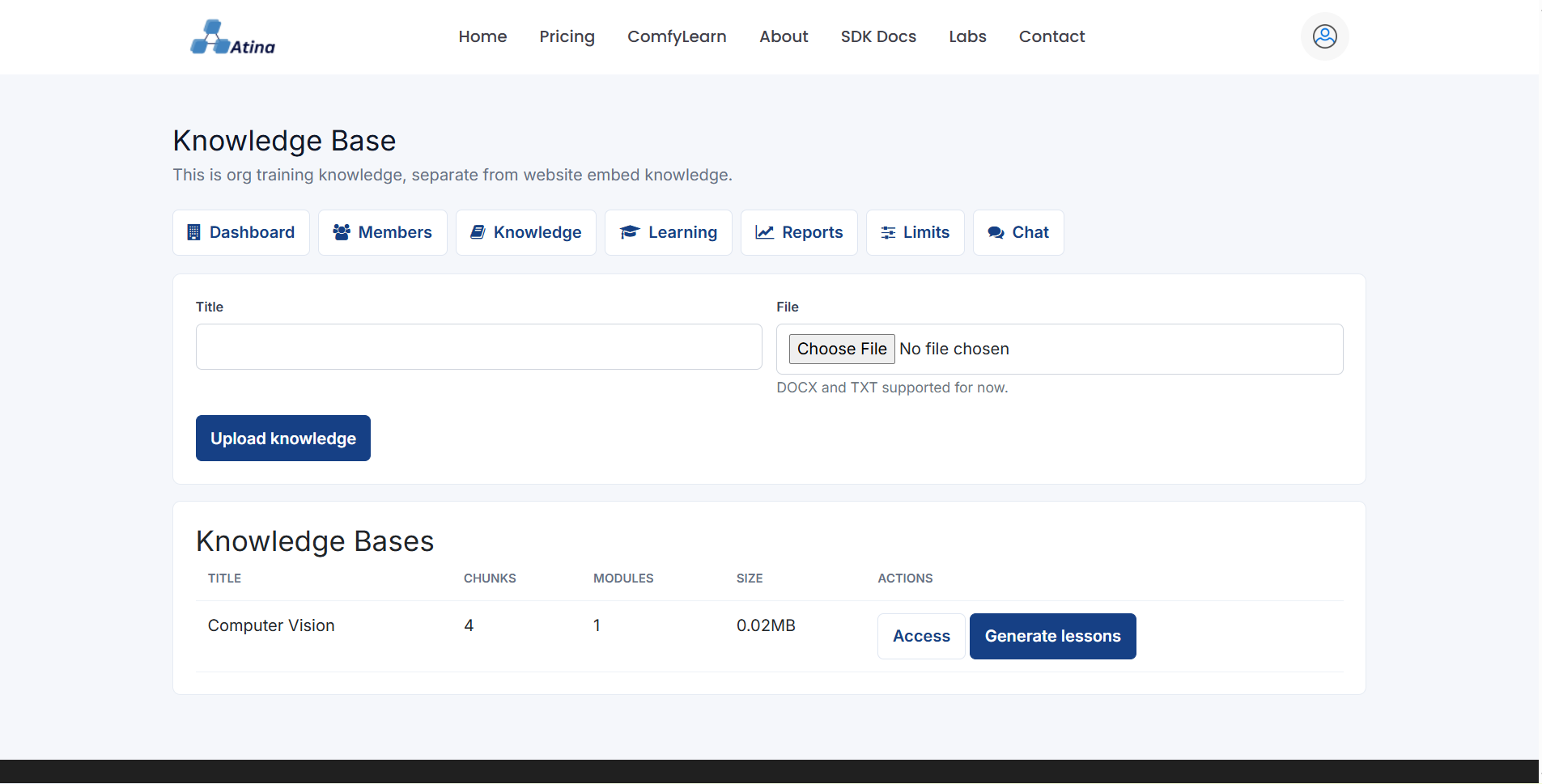 Organization AI training with company handbooks gallery image